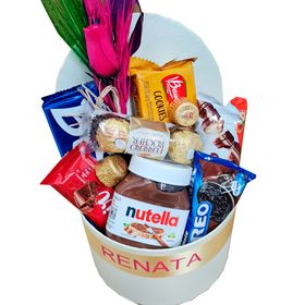 Cesta DIet com mini orqu�dea 