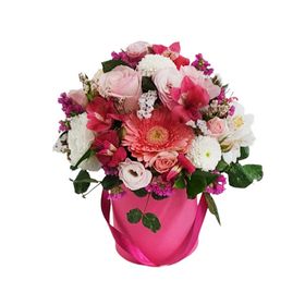 Arranjo de flores Rosadas