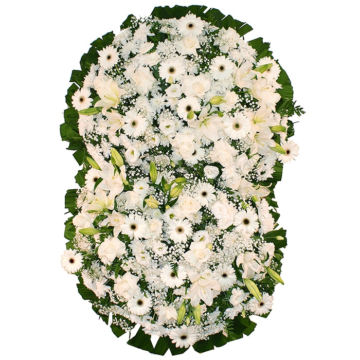 Coroa de flores naturais  G