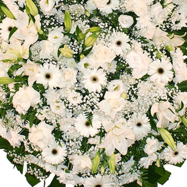 Coroa de flores naturais  G