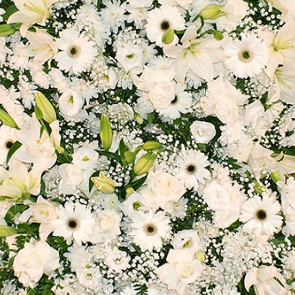 Coroa de flores naturais  G