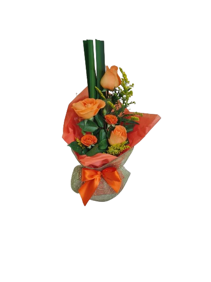 Arranjo de rosas Laranja