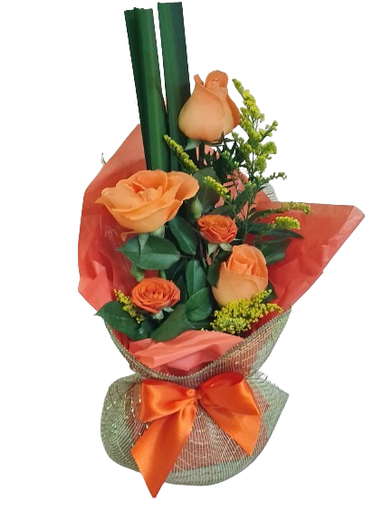 Arranjo de rosas Laranja