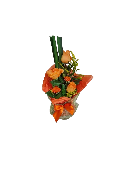 Arranjo de rosas Laranja
