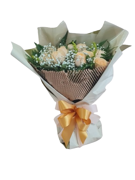 Buqu� Elegante com 12 rosas ch�