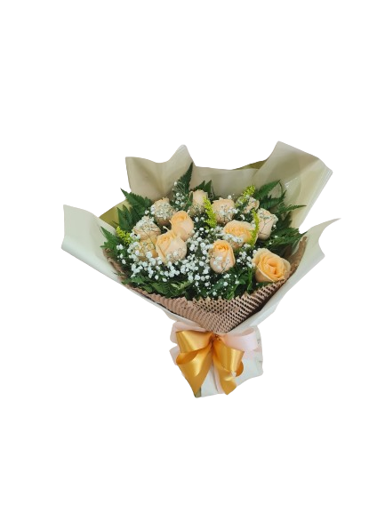 Buqu� Elegante com 12 rosas ch�