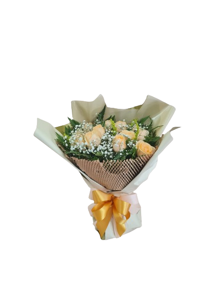 Buqu� Elegante com 12 rosas ch�