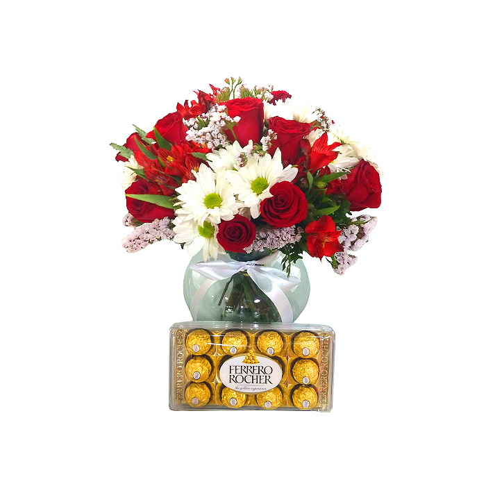 Buqu� Mix de flores de chocolate