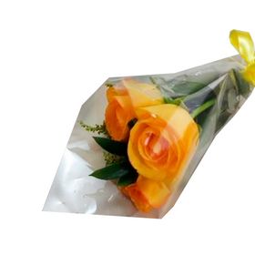 Buqu� 3 rosas amarelas Atento