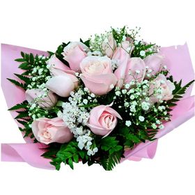 Buqu� de Rosas Rosadas Carinho