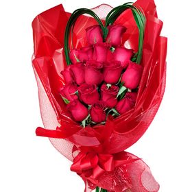 Buqu� Cora��o 15 rosas