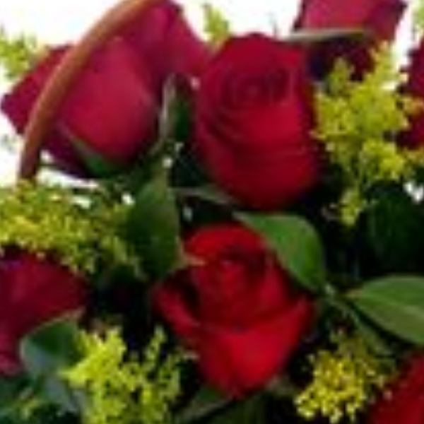 Cesta de rosas Nina